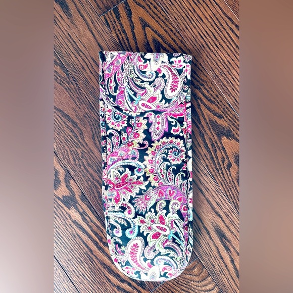Paisley Print curling iron - straightener Case with cord holder - Picture 1 of 3